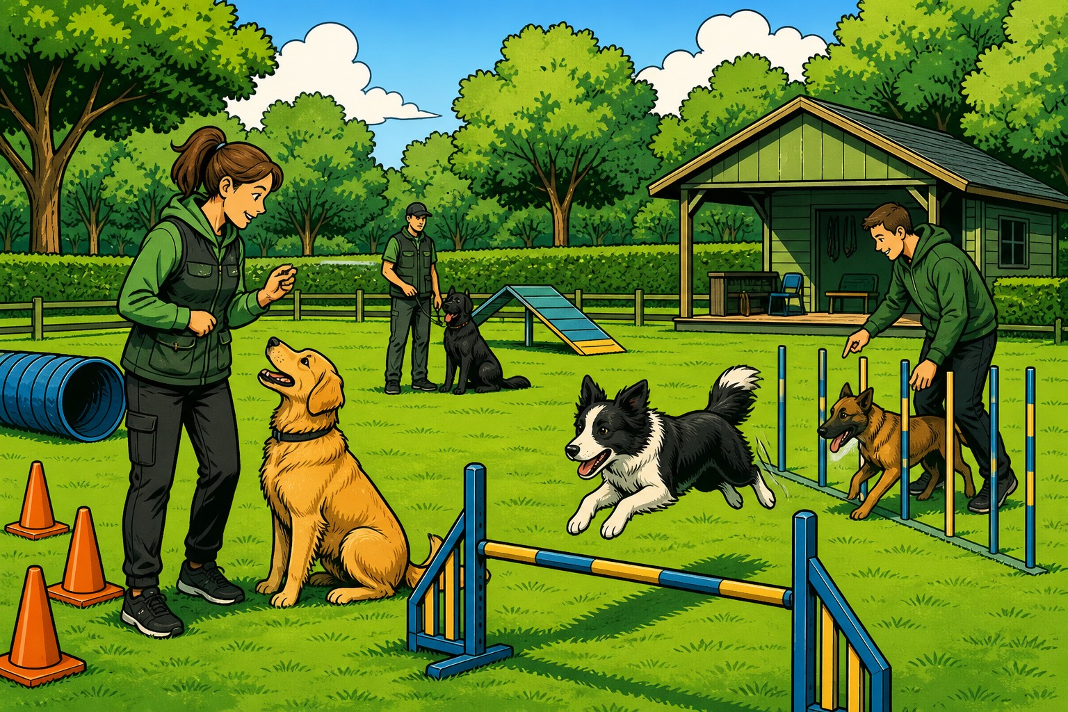 Training, Comic